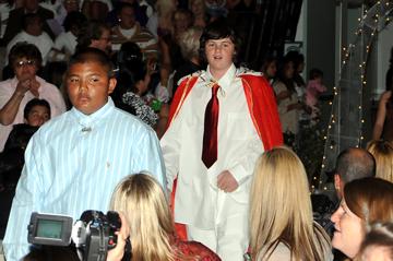 Me in the processional for my graduation from Middle School June 11, 2008