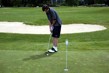 Putting practice at Riverridge Nine Golf Course - June 20, 2008
