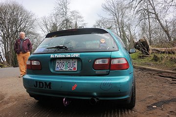 My first car as it looked on February 9, 2013