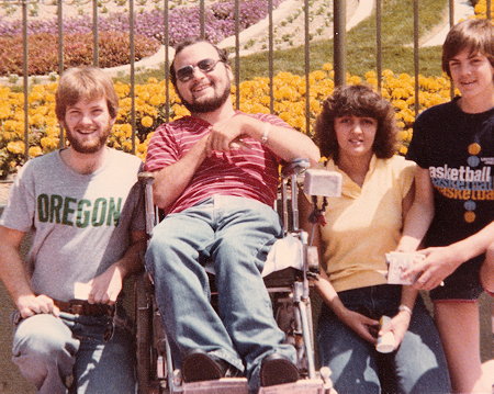 Anthony "Tony" Cole with friends at Disneyland June 1980 Anthony "Tony" Cole with friends at Disneyland June 1980