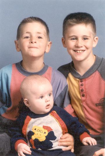 Jeremy, Andrew and Rocky - 1993