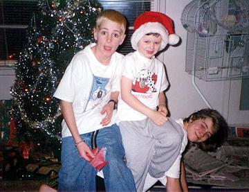 Jeremy, Andrew, Jayme - Christmas 1998 in Eugene, Oregon Jeremy, Andrew, Jayme - Christmas 1998 in Eugene, Oregon
