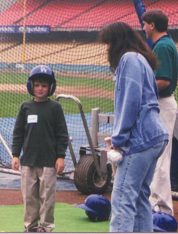 Andrew and Donna at Dodger Stadium - September 19, 1999 Andrew and Donna at Dodger Stadium - September 19, 1999