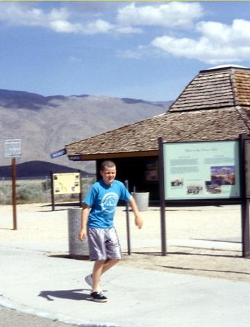 Andrew at Red Rock Canyon State Park - about April 2003 Andrew at Red Rock Canyon State Park - about April 2003
