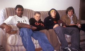 Roger, Andrew, Jeremy and friend about April 2003 Rober, Andrew, Jeremy and friend about April 2003