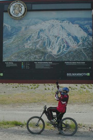 Me on my new Norco Downhill Bike at Mammoth Mountain Bike Park - July 15, 2007